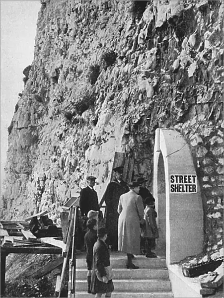 Ramsgate tunnels as air raid shelters, WWII