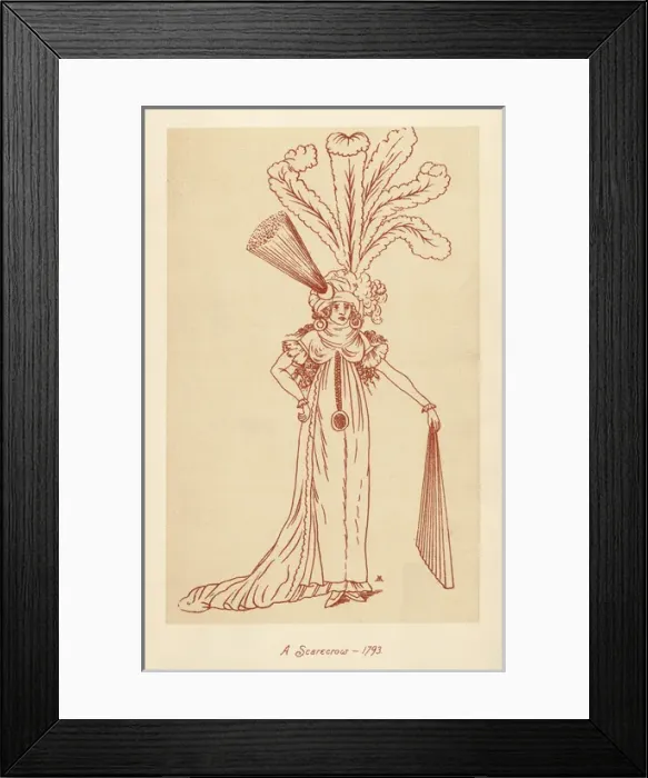 Framed Print : A scarecrow, 1793 Framed Print : A scarecrow, 1793