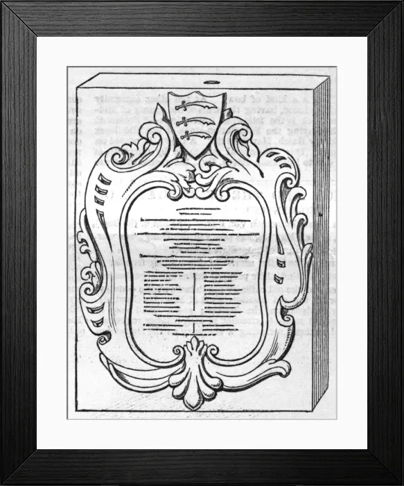 Framed Print : The foundation stone of Middlesex Pauper Lunatic Asylum Framed Print : The foundation stone of Middlesex Pauper Lunatic Asylum