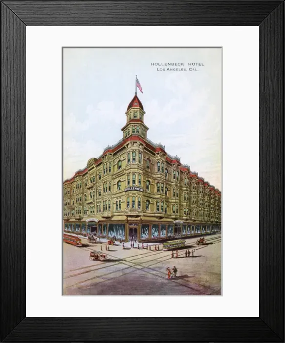 Framed Print : Hollenbeck Hotel, Los Angeles, California, USA Framed Print : Hollenbeck Hotel, Los Angeles, California, USA