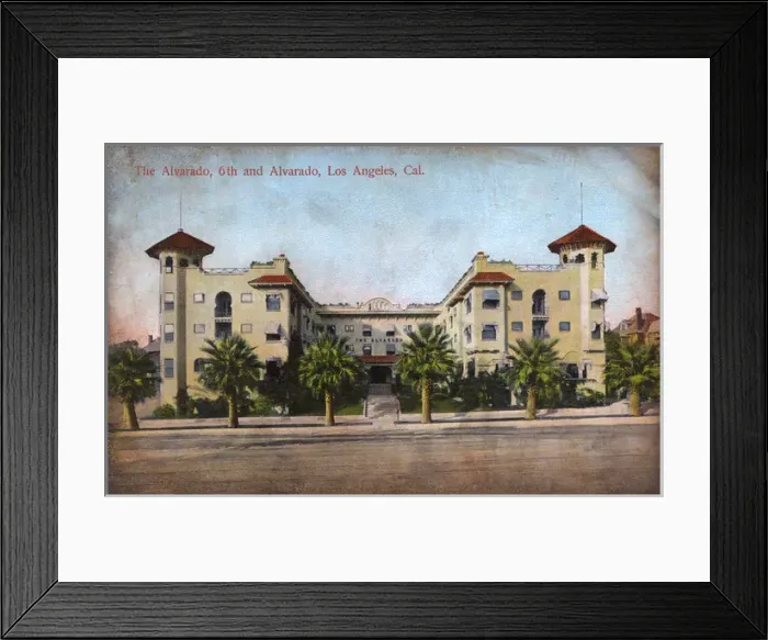 Framed Print : Alvarado Hotel, Los Angeles, California, USA Framed Print : Alvarado Hotel, Los Angeles, California, USA