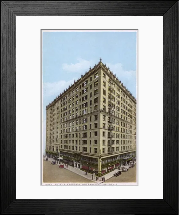 Framed Print : Hotel Alexandria, Los Angeles, California, USA Framed Print : Hotel Alexandria, Los Angeles, California, USA