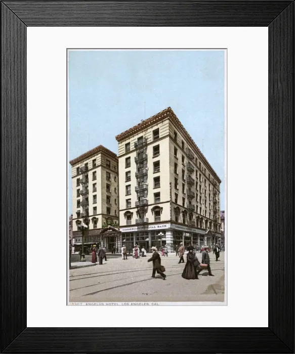 Framed Print : Angelus Hotel, Los Angeles, California, USA Framed Print : Angelus Hotel, Los Angeles, California, USA