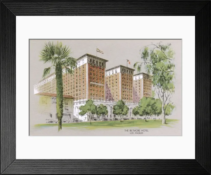 Framed Print : Biltmore Hotel, Los Angeles, California, USA Framed Print : Biltmore Hotel, Los Angeles, California, USA