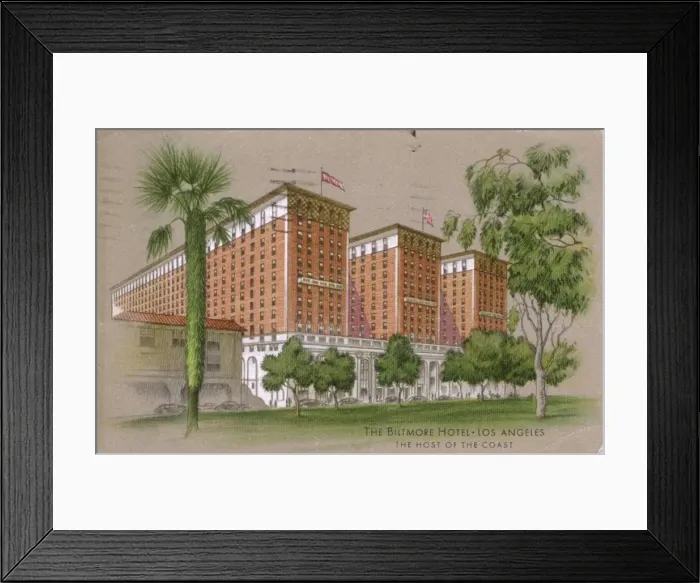 Framed Print : Biltmore Hotel, Los Angeles, California, USA Framed Print : Biltmore Hotel, Los Angeles, California, USA