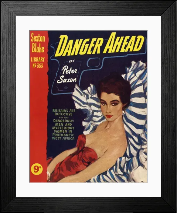 Framed Print : Danger Ahead - Cover by David Wright Framed Print : Danger Ahead - Cover by David Wright
