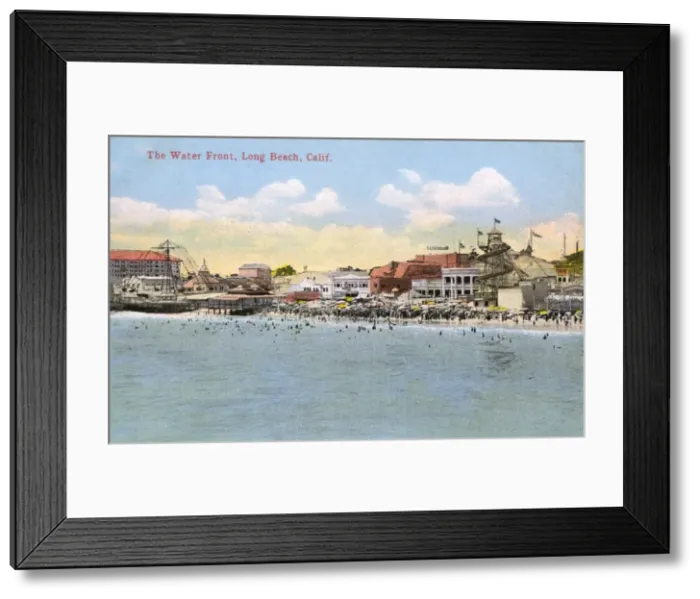Framed Print : Water Front, Long Beach, California, USA Framed Print : Water Front, Long Beach, California, USA