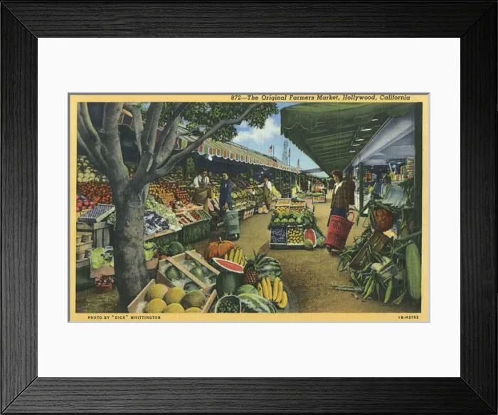 Framed Print : Original Farmers Market, Hollywood, California, USA Framed Print : Original Farmers Market, Hollywood, California, USA