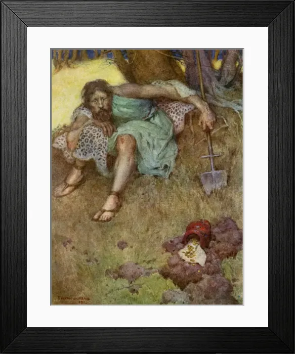Framed Print : Illustration of the Shakespeare Play Timon of Athens Framed Print : Illustration of the Shakespeare Play Timon of Athens