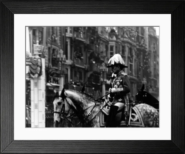 Framed Print : General at Coronation George VI Framed Print : General at Coronation George VI