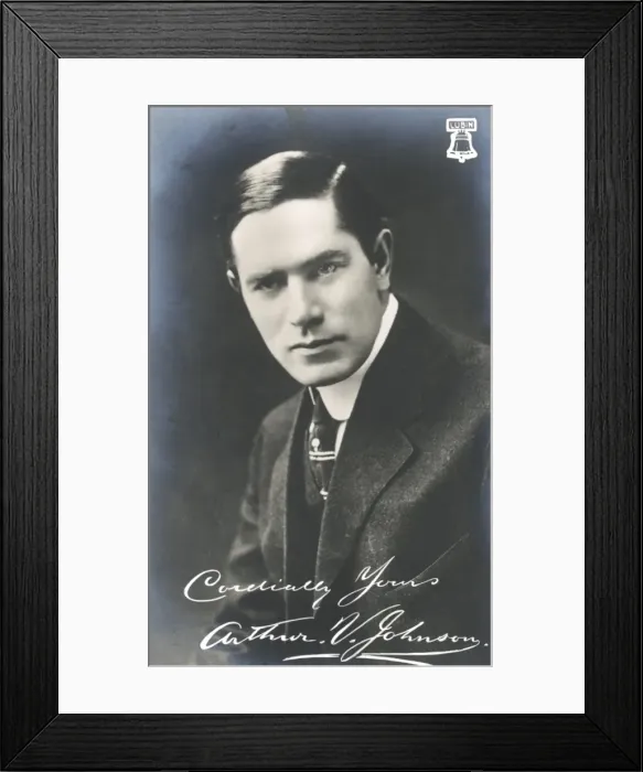 Framed Print : Arthur V. Johnson - American silent film star Framed Print : Arthur V. Johnson - American silent film star