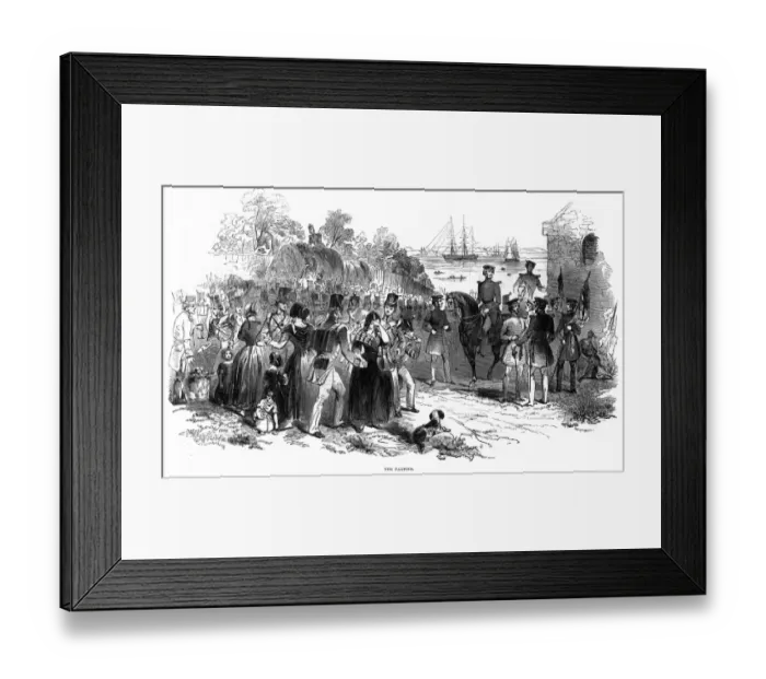 Framed Print : Embarkation of troops at Gravesend Framed Print : Embarkation of troops at Gravesend