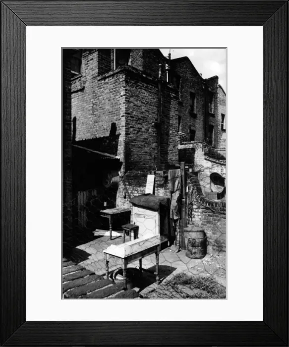 Framed Print : Back Yard in St Johns Wood, London Framed Print : Back Yard in St Johns Wood, London