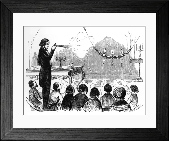 Framed Print : Magician / Robert Houdin Performing Framed Print : Magician / Robert Houdin Performing