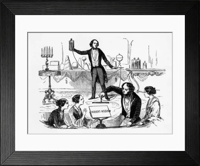 Framed Print : French Magician / Robert Houdin Performing Framed Print : French Magician / Robert Houdin Performing