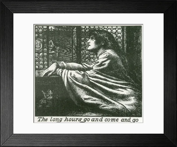 Framed Print : The Princes Progress by D. G. Rossetti Framed Print : The Princes Progress by D. G. Rossetti