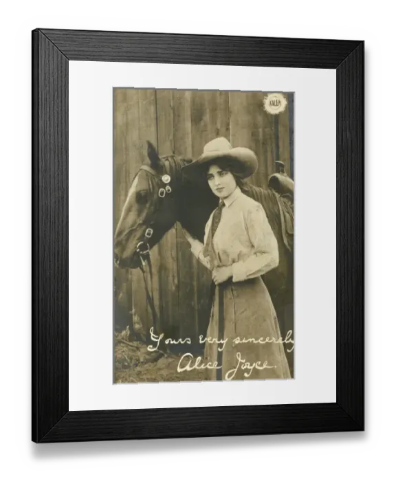Framed Print : Alice Joyce - American actress