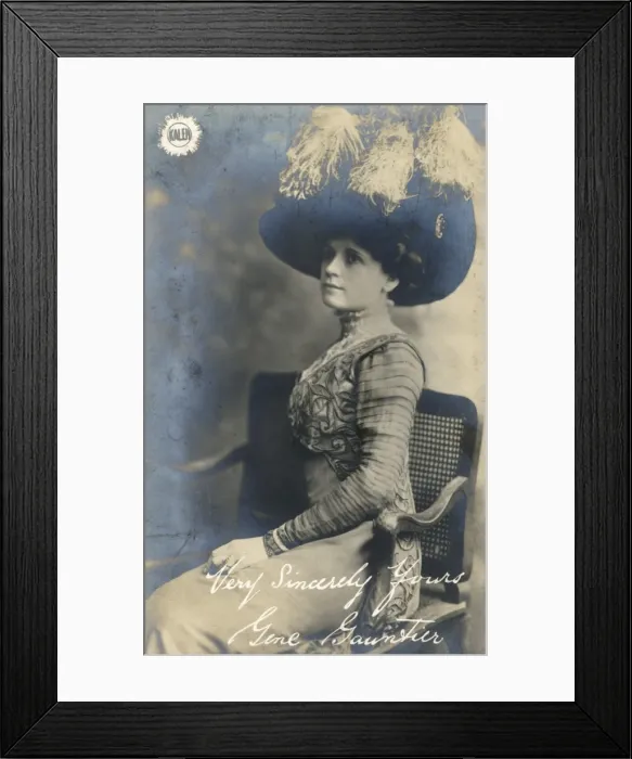 Framed Print : Gene Gauntier - American film actress Framed Print : Gene Gauntier - American film actress