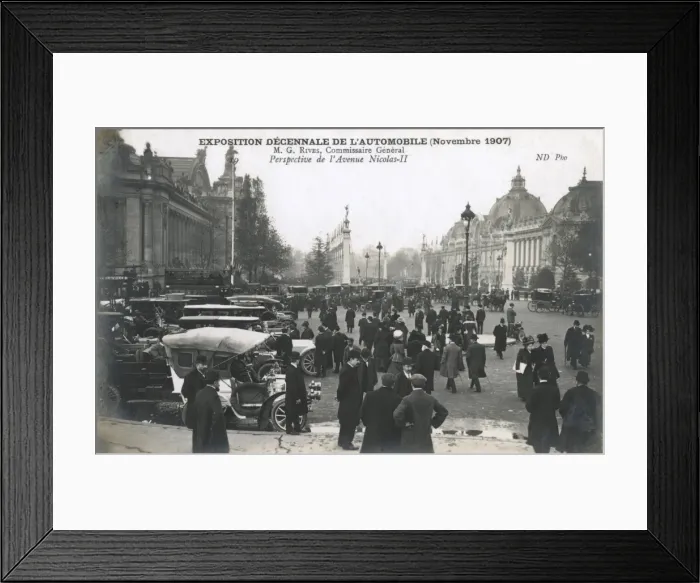 Framed Print : Exhibition marking the 10th anniversary of the Motor Car Framed Print : Exhibition marking the 10th anniversary of the Motor Car