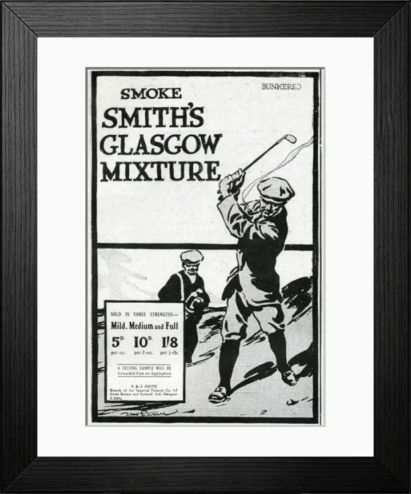 Framed Print : Advertisement for Smiths Glasgow Mixture Framed Print : Advertisement for Smiths Glasgow Mixture