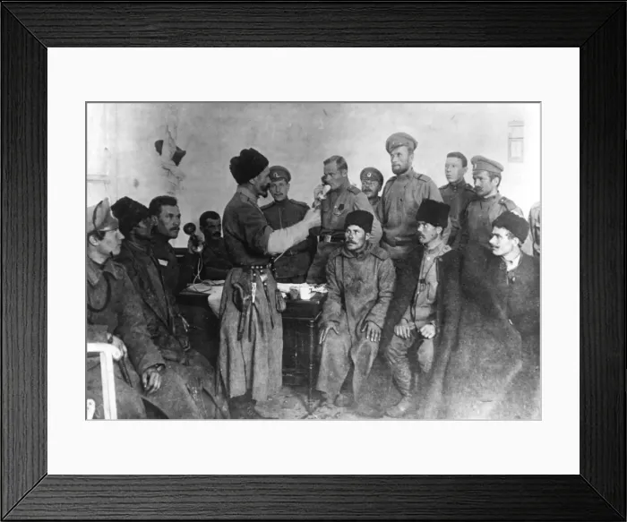 Framed Print : Various Revolutionary-Looking Russians Framed Print : Various Revolutionary-Looking Russians