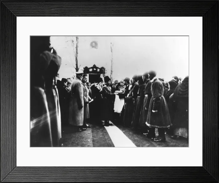Framed Print : Tsar Nicholas IIs in Vladikavkaz, Russia Framed Print : Tsar Nicholas IIs in Vladikavkaz, Russia