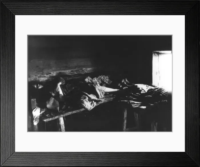 Framed Print : Typhus Sufferers in Kniagin, Russia Framed Print : Typhus Sufferers in Kniagin, Russia