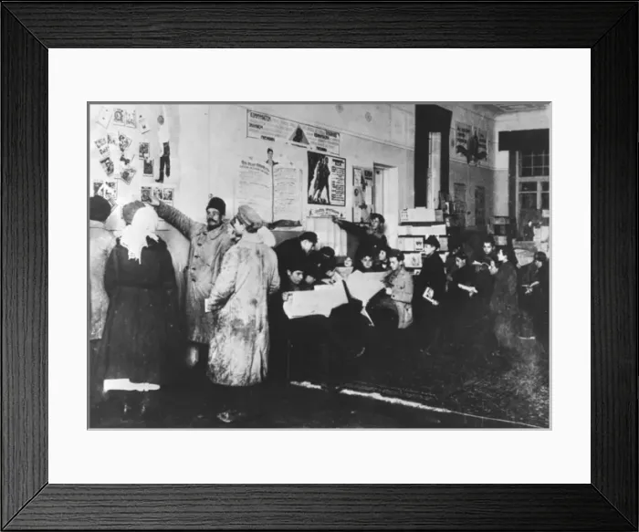 Framed Print : Kharkov Library - Illiterates Corner Framed Print : Kharkov Library - Illiterates Corner