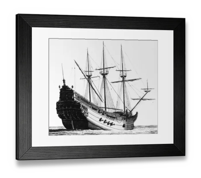 Framed Print : A Genoese Carrack Framed Print : A Genoese Carrack