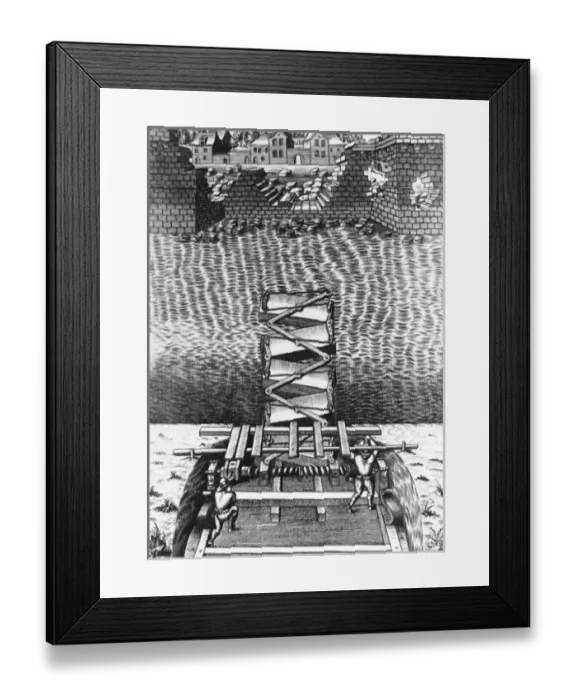 Framed Print : Siege Weapon - Wind out bridge Framed Print : Siege Weapon - Wind out bridge