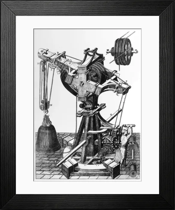 Framed Print : Industrial Machine - Pulley system Framed Print : Industrial Machine - Pulley system
