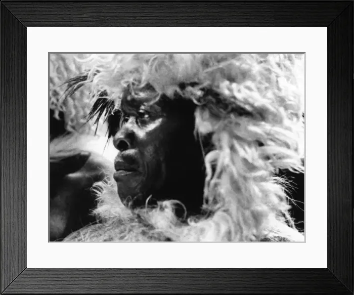 Framed Print : Racial / Zulu Man Close-Up Framed Print : Racial / Zulu Man Close-Up