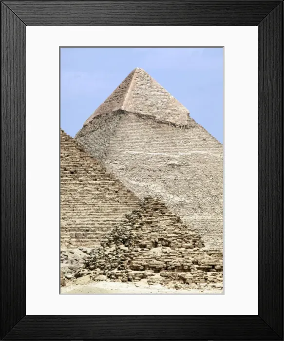 Framed Print : Pyramid of Khafre in Cairo, Egypt Framed Print : Pyramid of Khafre in Cairo, Egypt