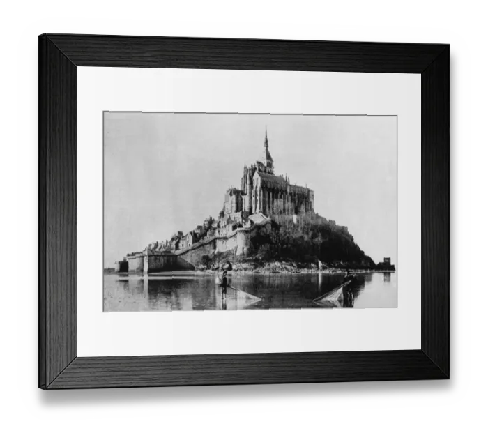 Framed Print : View of Mont St Michel, Normandy, France Framed Print : View of Mont St Michel, Normandy, France