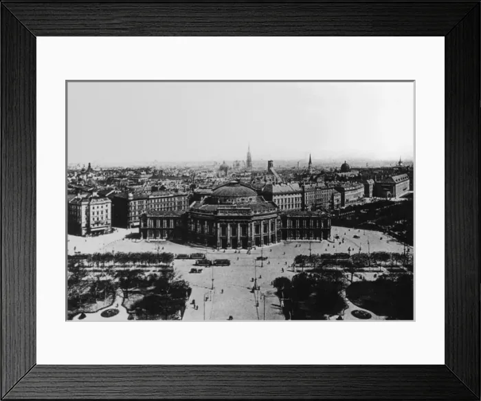 Framed Print : Aerial view of Burgtheater, Vienna, Austria Framed Print : Aerial view of Burgtheater, Vienna, Austria