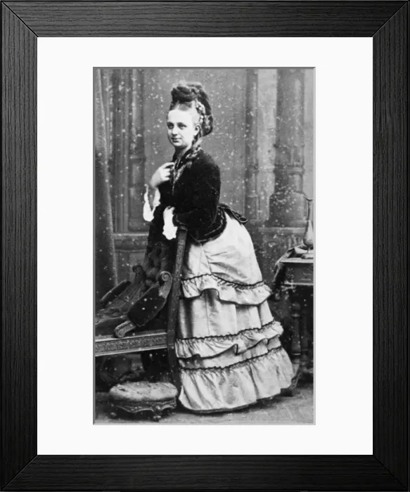 Framed Print : Miss or Mrs Leece, spiritualist Framed Print : Miss or Mrs Leece, spiritualist