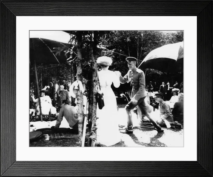 Framed Print : Picnics - Russian High society Framed Print : Picnics - Russian High society