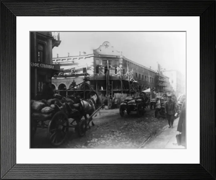 Framed Print : Kuznechny Market - Leningrad Framed Print : Kuznechny Market - Leningrad