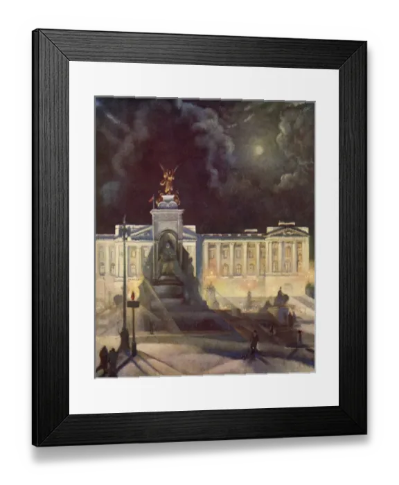 Framed Print : Buckingham Palace floodlit Framed Print : Buckingham Palace floodlit