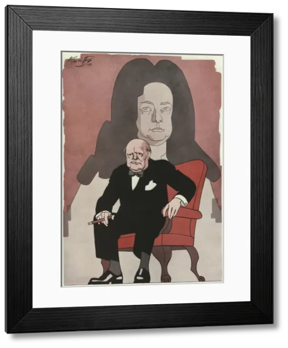 Framed Print : Member for Britain - Churchill by Sherriffs Framed Print : Member for Britain - Churchill by Sherriffs