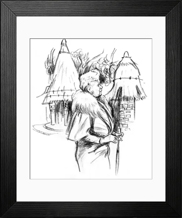 Framed Print : Queen Mary at the Chelsea Flower Show Framed Print : Queen Mary at the Chelsea Flower Show