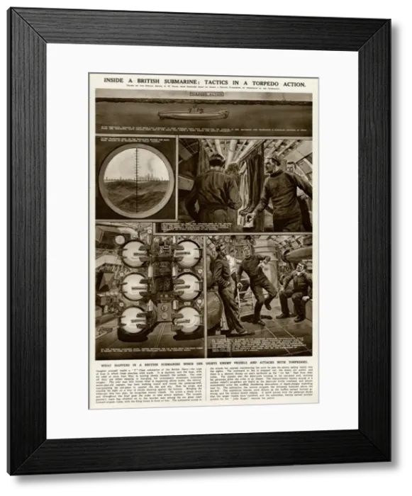 Framed Print : Tactics in a torpedo action by G. H. Davis Framed Print : Tactics in a torpedo action by G. H. Davis
