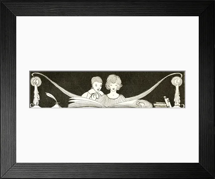 Framed Print : Reading by candlelight Framed Print : Reading by candlelight
