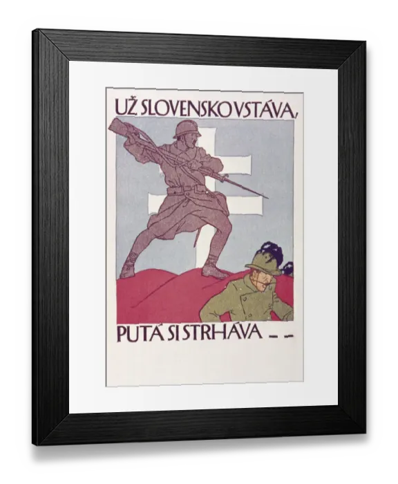 Framed Print : Poster, Czechoslovak Recruiting Office, WW1 Framed Print : Poster, Czechoslovak Recruiting Office, WW1