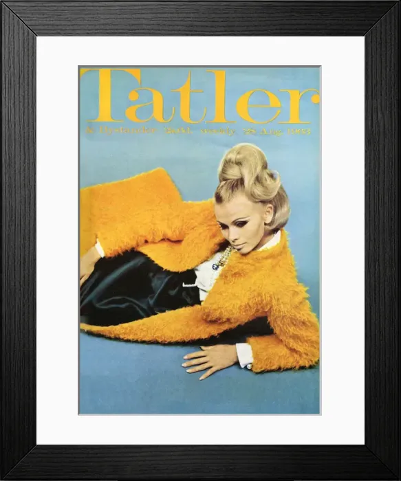 Framed Print : Tatler front cover, 1963 - Paris Collections Framed Print : Tatler front cover, 1963 - Paris Collections