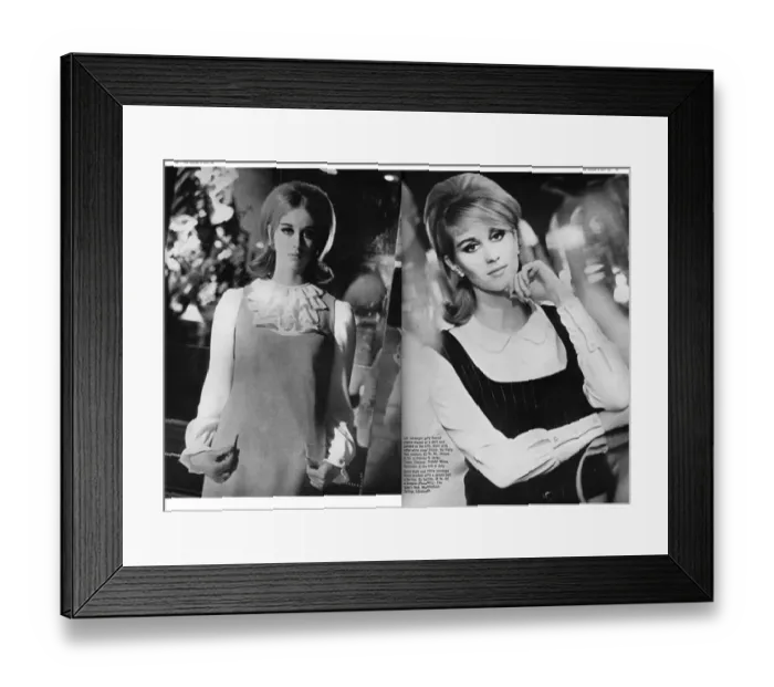 Framed Print : Tatler fashion shoot at Annabels nightclub, 1963 Framed Print : Tatler fashion shoot at Annabels nightclub, 1963