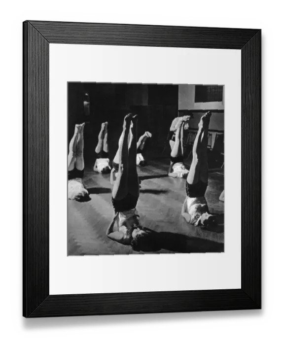Framed Print : The Womens League of Health & Beauty exercise classes, 1938 Framed Print : The Womens League of Health & Beauty exercise classes, 1938
