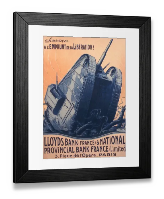 Framed Print : Poster, French liberation, WW1 Framed Print : Poster, French liberation, WW1