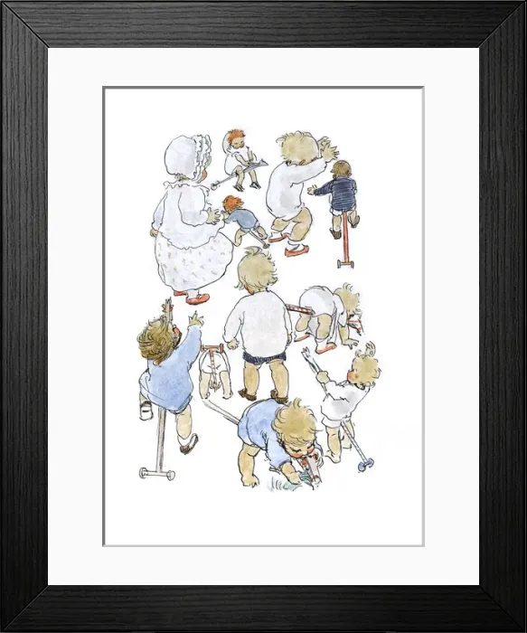 Framed Print : A Sketchbook - Mothers and Children Framed Print : A Sketchbook - Mothers and Children