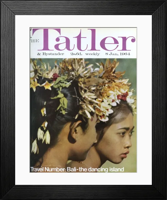 Framed Print : Tatler front cover, January 1964 Framed Print : Tatler front cover, January 1964